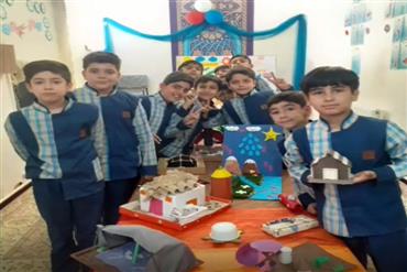 جشنواره جابربن حیان و نمایشگاه دست سازه های دانش آموزان مهاد عسگریه