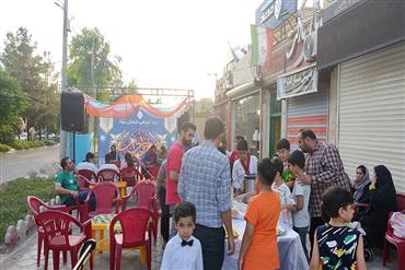 برپایی موکب دانش آموزی و جشن عید غدیر (مهاد پسرانه بهارستان)