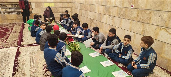 برگزاری مسابقات درون مدرسه ای قرآن کلاس سومی ها