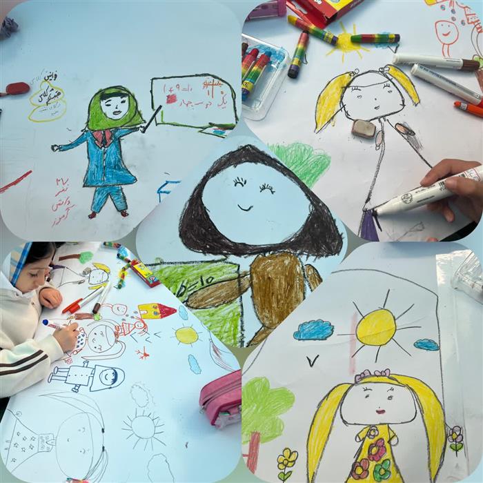 مدرسه‌ی زندگی(کشیدن نقاشی بزرگ و همگانی دانش آموزان کلاس دوم و بازدید دانش آموزان مدریه از آن)