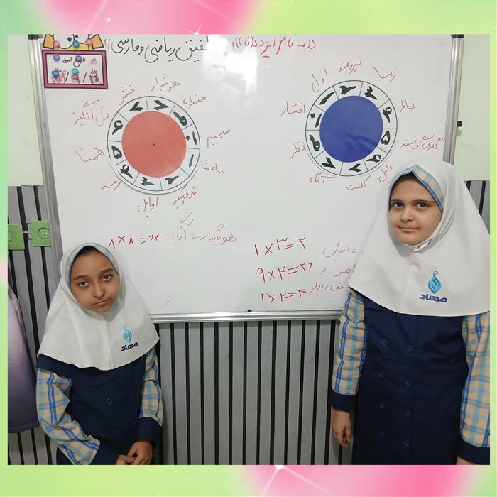 بازی ویاد گیری(تلفیق فارسی وریاضی)در پنجشنبه