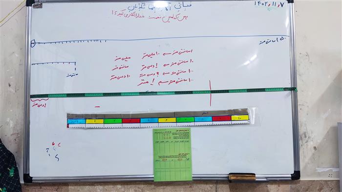 ریاضی آموزش طول ومساحت