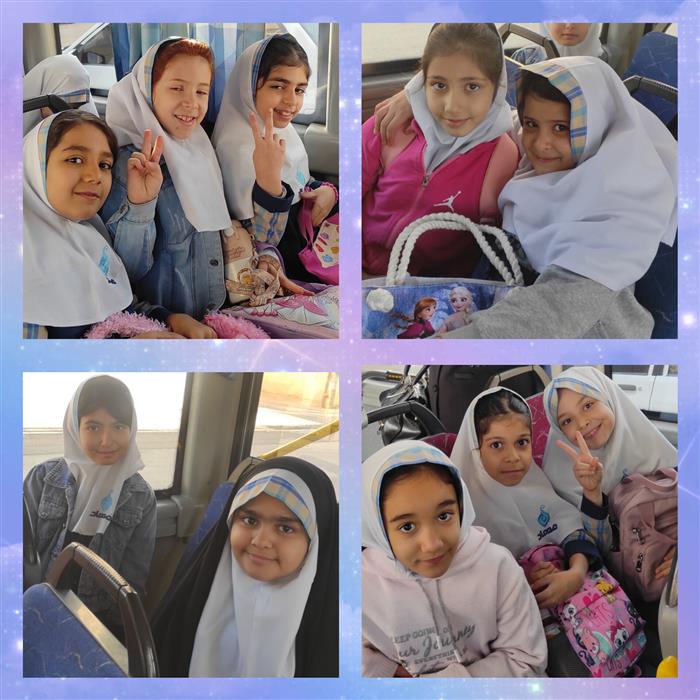 اولین اردوی دانش آموزی گل دخترای کلاس سومی🌻