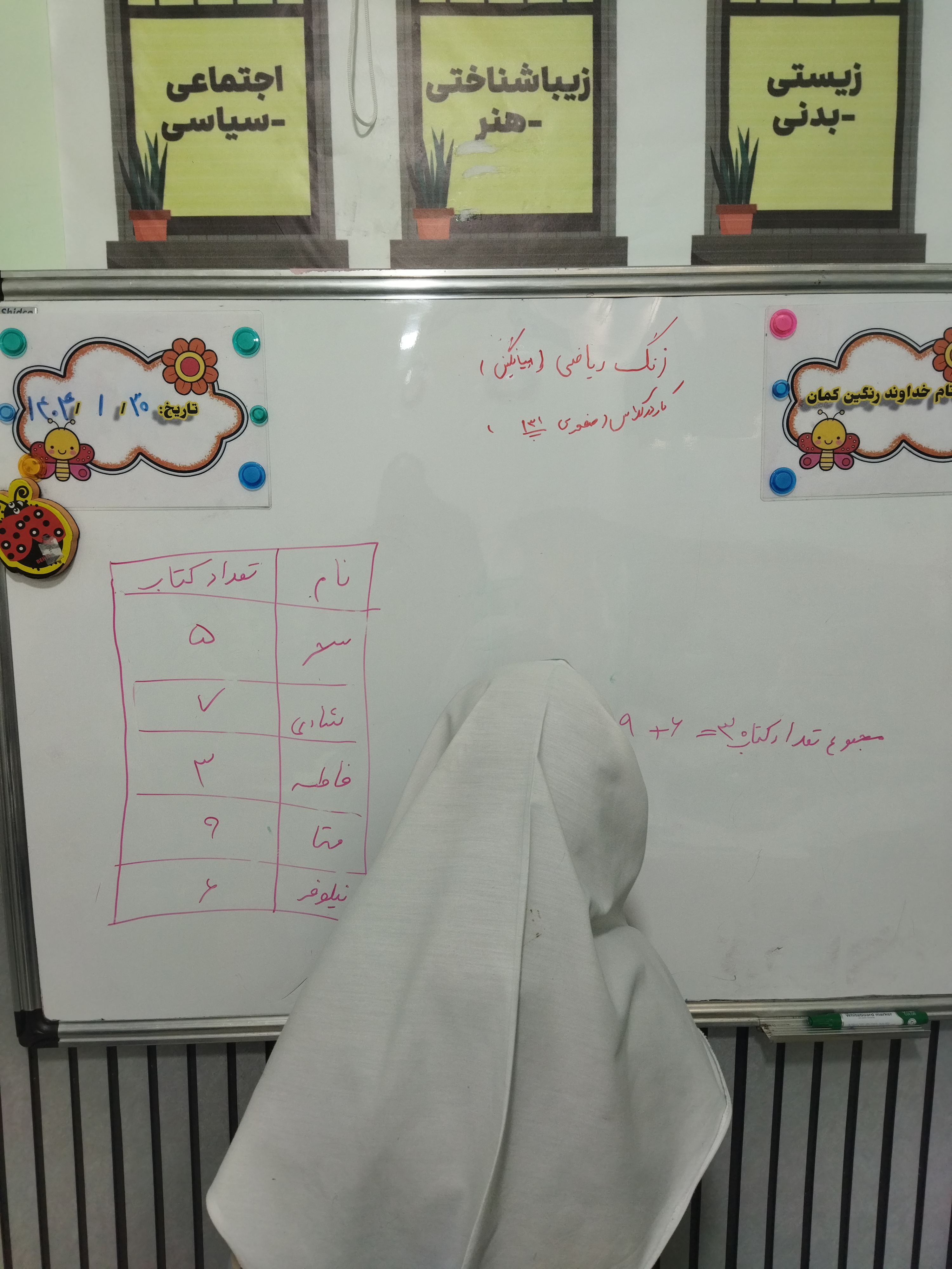 ریاضی فصل هفتم ( جمع آوری و میانگین)